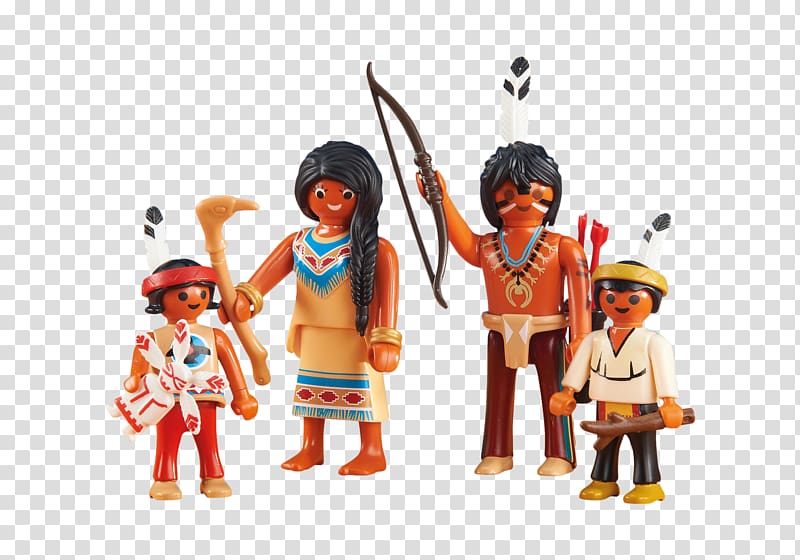 Playmobil Native Americans in the United States Toy Cowboy, Indianer transparent background PNG clipart