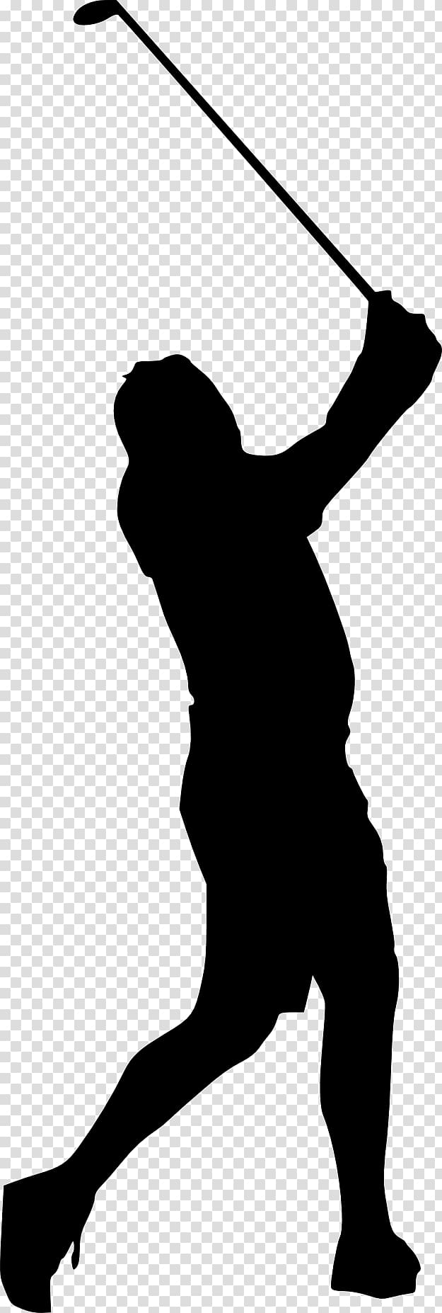 Silhouette , Golfer transparent background PNG clipart