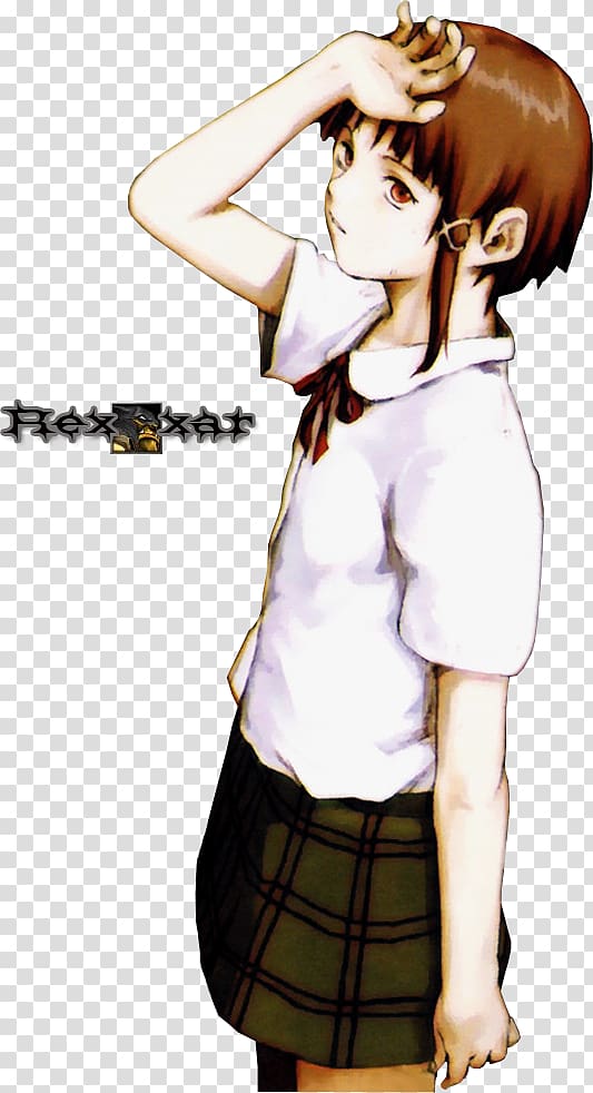 Lain Iwakura Serial Experiments Anime Character, others transparent background PNG clipart