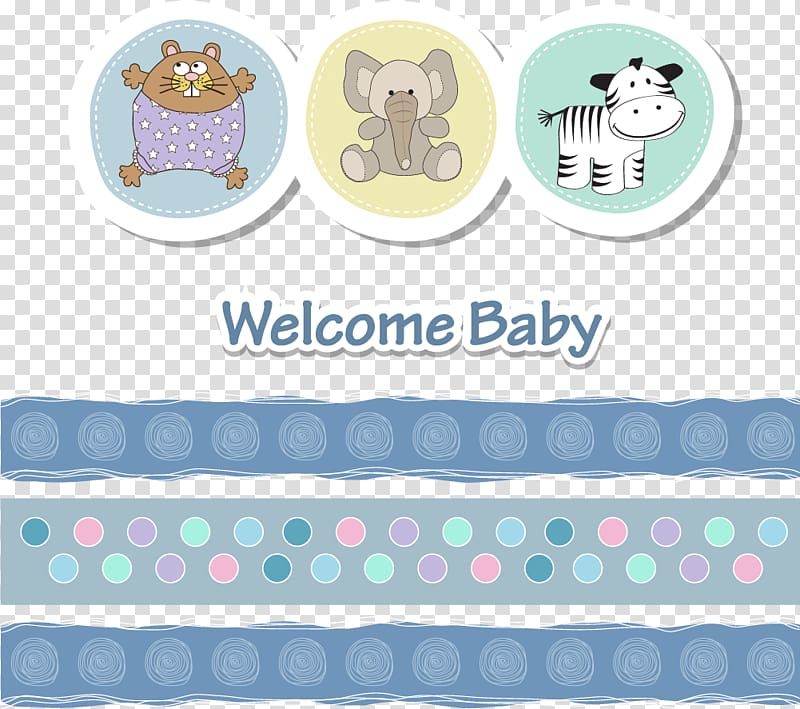 multicolored Welcome Baby illustration, Infant Child, Welcome New Baby transparent background PNG clipart