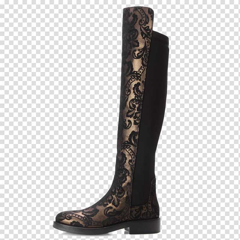 Riding boot Shoe Equestrianism, Metal pattern boots transparent background PNG clipart