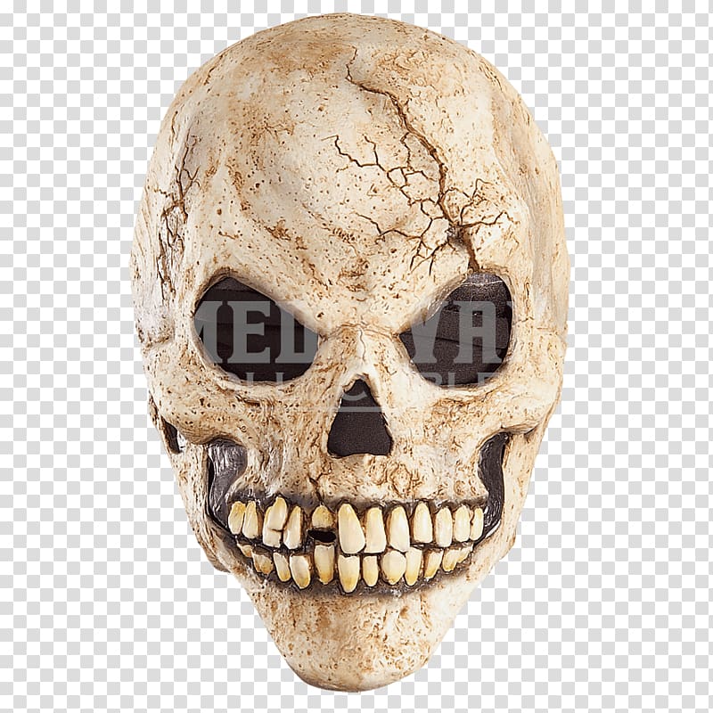 Skull Mask Halloween Costume Disguise, skull transparent background PNG clipart