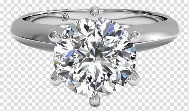 Engagement ring Diamond Prong setting Solitaire, gatsby transparent background PNG clipart