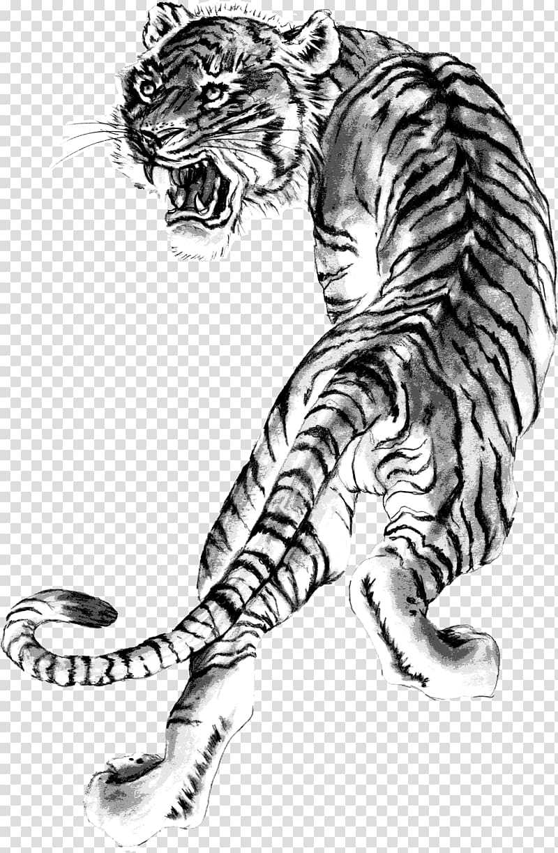 Tiger Whiskers Lion Shaolin Monastery Heihuquan, sheng yi xing long transparent background PNG clipart