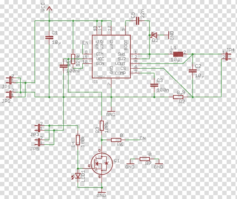 Electrical network Circuit diagram Solar lamp Maximum power point tracking, Led Circuit transparent background PNG clipart