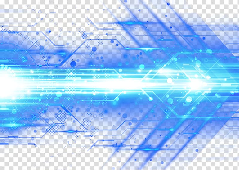 blue and teal light , Light Arrow Icon, Science and Technology Progress luminous efficiency transparent background PNG clipart