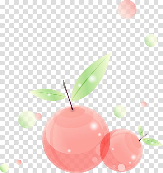 Illustration, Cartoon beautiful apple transparent background PNG clipart