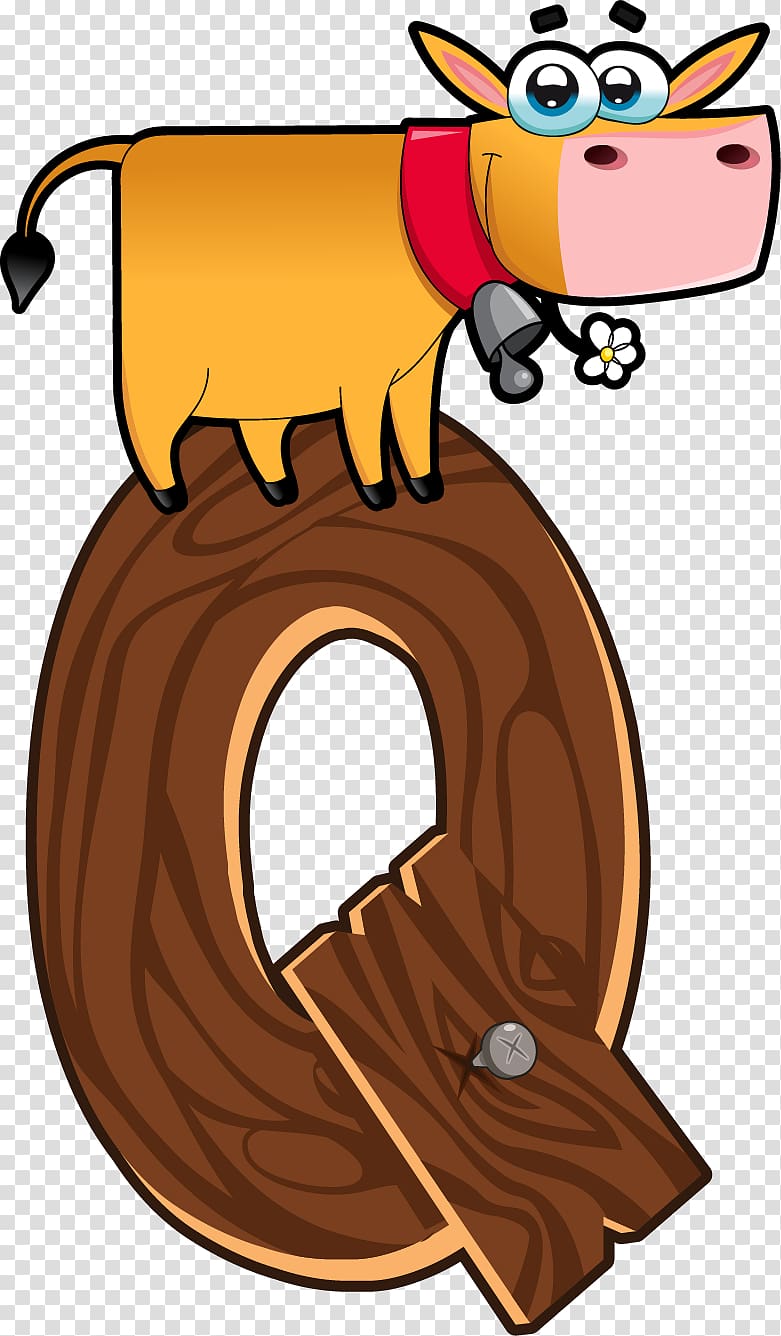 cartoon wood animal letter q transparent background PNG clipart