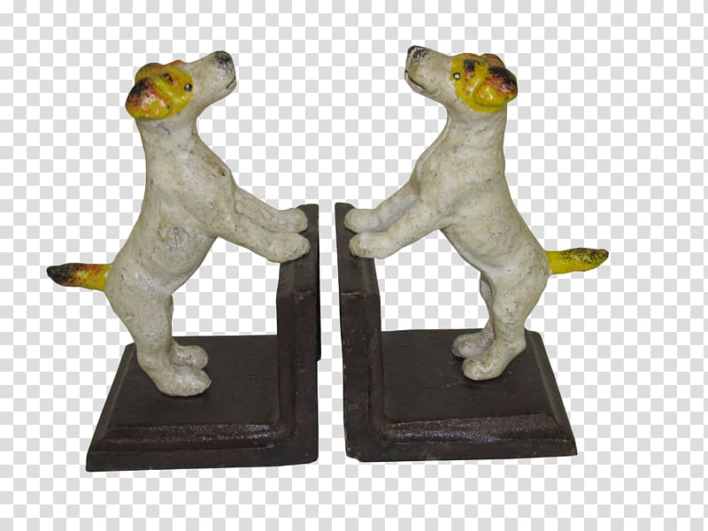 Bookend Cast iron Figurine Terrier, iron transparent background PNG clipart