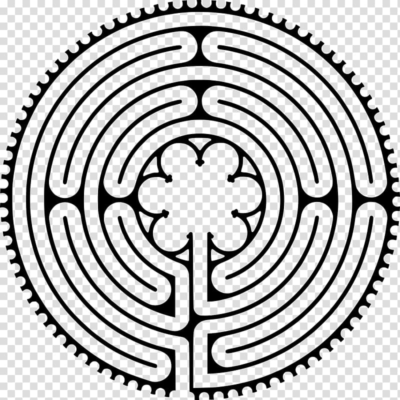 Labyrinth Walking meditation Chartres Prayer, others transparent background PNG clipart