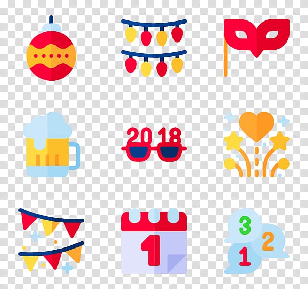 New Year\'s resolution Party Computer Icons , new year auspicious font transparent background PNG clipart