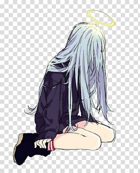 Manga Anime Drawing Sadness, manga transparent background PNG clipart