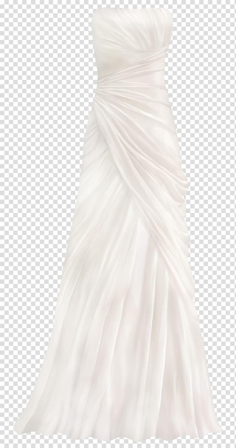 Wedding dress Clothing Gown Bridesmaid, dress transparent background PNG clipart