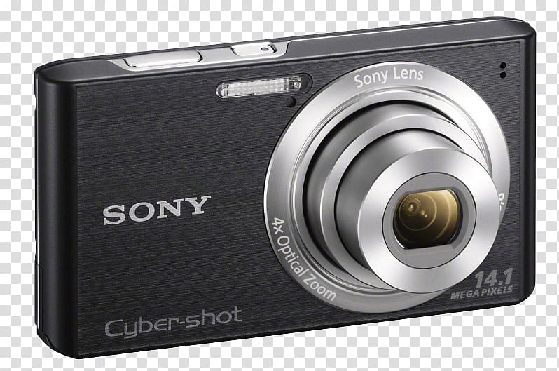 Point-and-shoot camera Liquid-crystal display Zoom lens Battery, Sony Digital Camera File transparent background PNG clipart