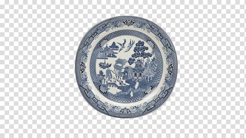 Willow pattern Plate Churchill China Bowl Table, Plate transparent background PNG clipart