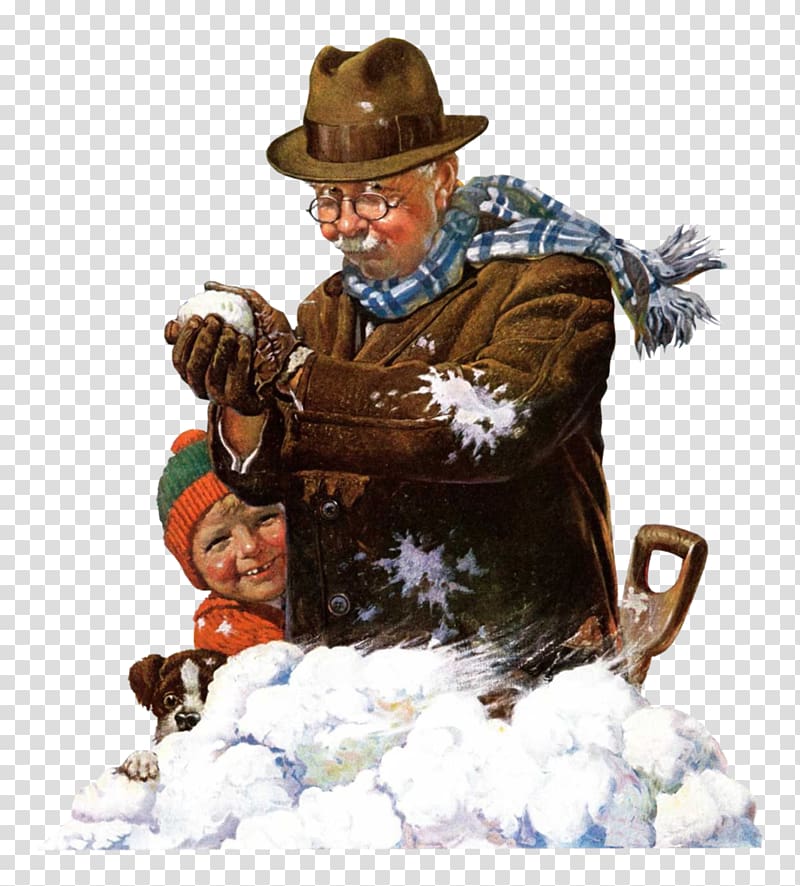 The Saturday Evening Post Magazine Snowball, grand ma transparent background PNG clipart
