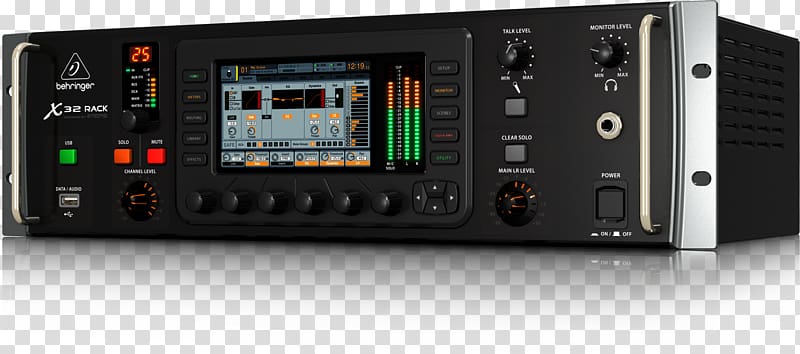 Audio Mixers Digital mixing console Behringer Midas Consoles, rack transparent background PNG clipart