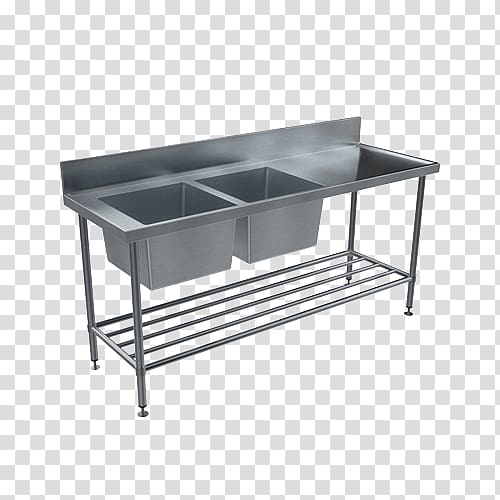 kitchen sink Stainless steel Grease trap kitchen sink, sink transparent background PNG clipart