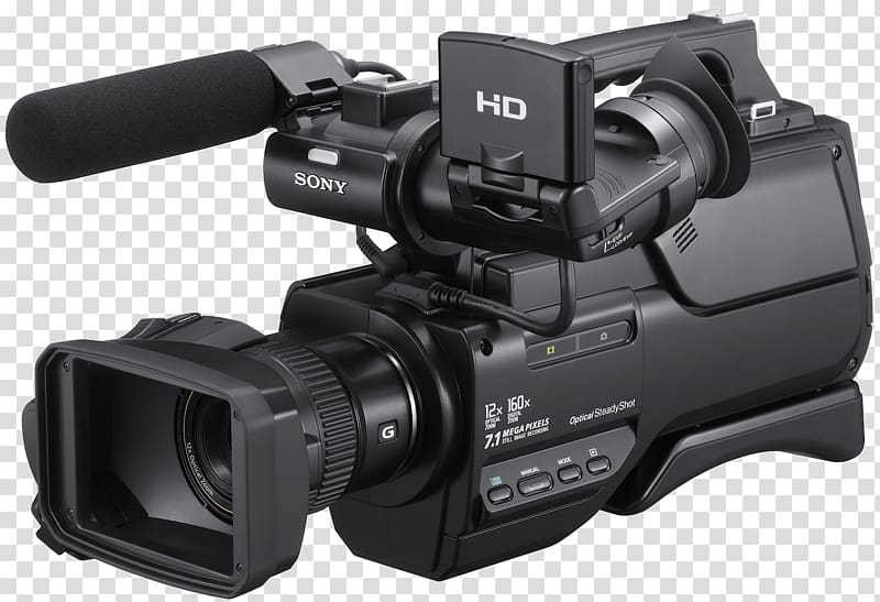 Video Cameras Sony HXR-MC2000E Sony camcorders AVCHD Sony NXCAM HXR-NX100, Camera transparent background PNG clipart