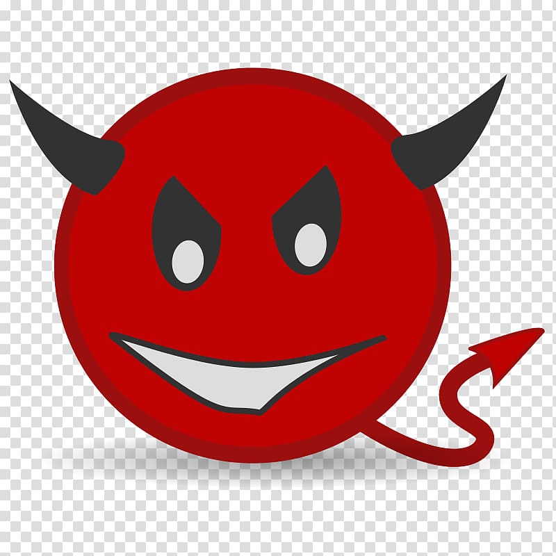 Devil Demon Smiley Satan , Devil transparent background PNG clipart