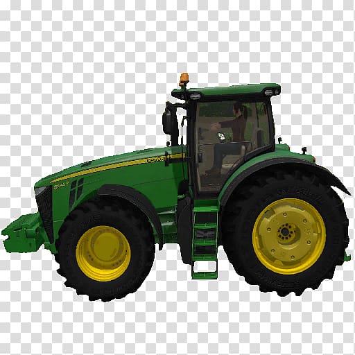 John Deere Wheel tractor-scraper Agricultural machinery, Farming Simulator transparent background PNG clipart
