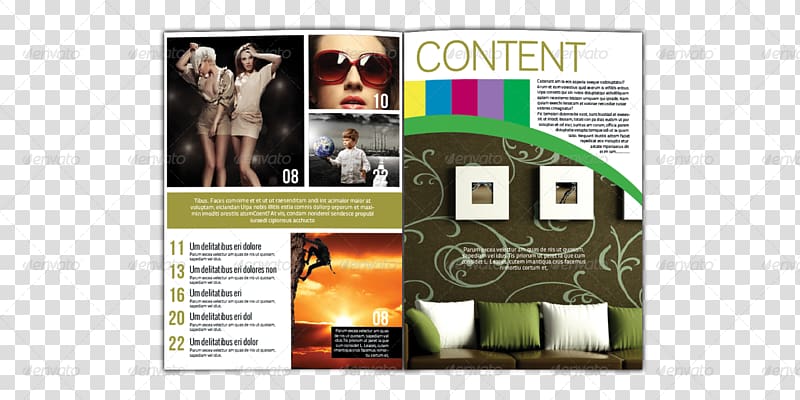 Graphic design Adobe InDesign Page layout Magazine, design transparent background PNG clipart