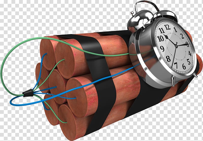 Time bomb transparent background PNG clipart