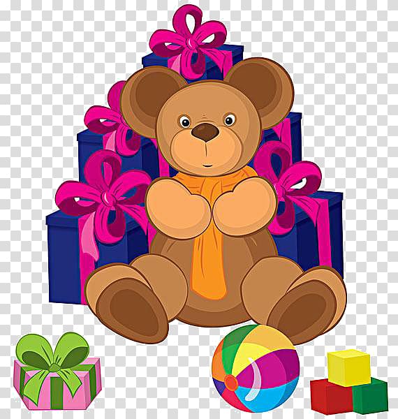 Teddy bear Toy , Cartoon gift bear transparent background PNG clipart