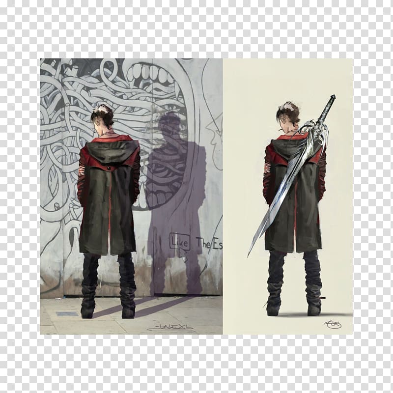 DmC: Devil May Cry Marvel vs. Capcom: Infinite Concept art Dante, others transparent background PNG clipart