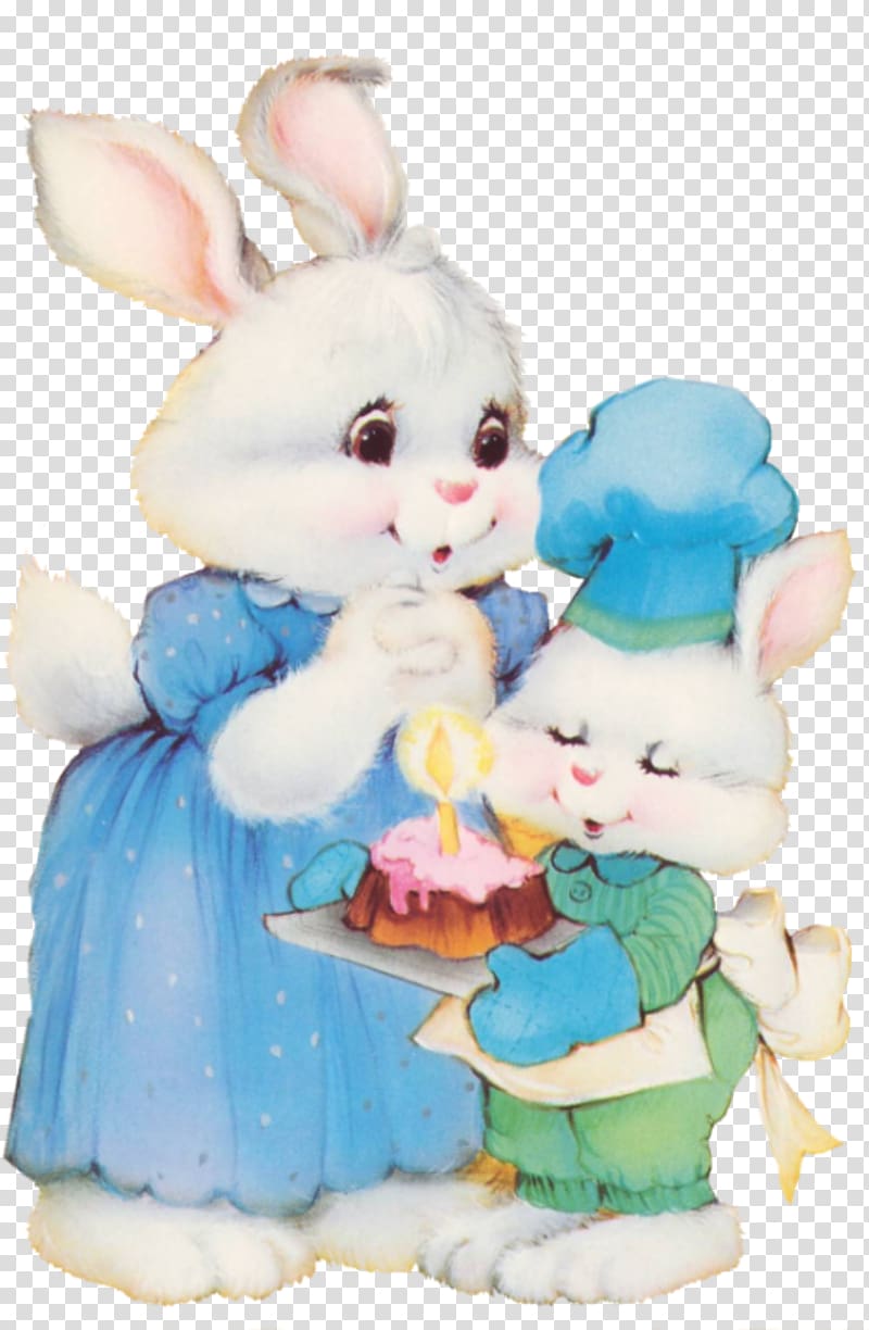 Easter Bunny Figurine Stuffed Animals & Cuddly Toys, Easter transparent background PNG clipart
