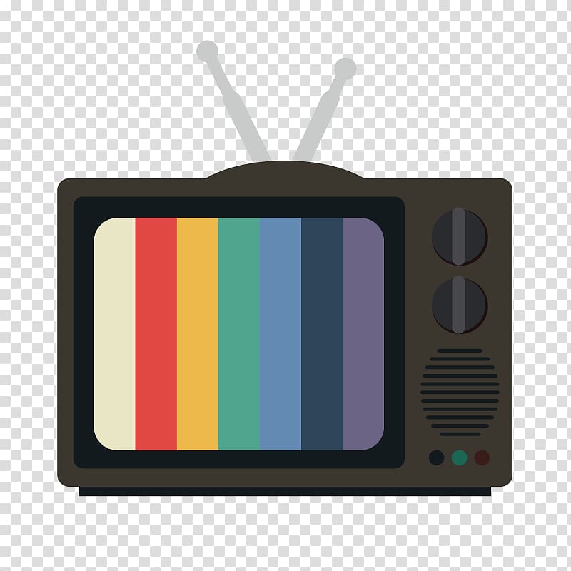 gray cathode ray-tube television , LCD television, Vintage TV transparent background PNG clipart