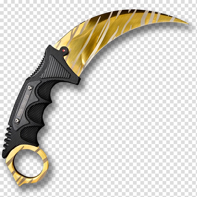 Butterfly knife Counter-Strike: Global Offensive Karambit Blade, knife transparent background PNG clipart