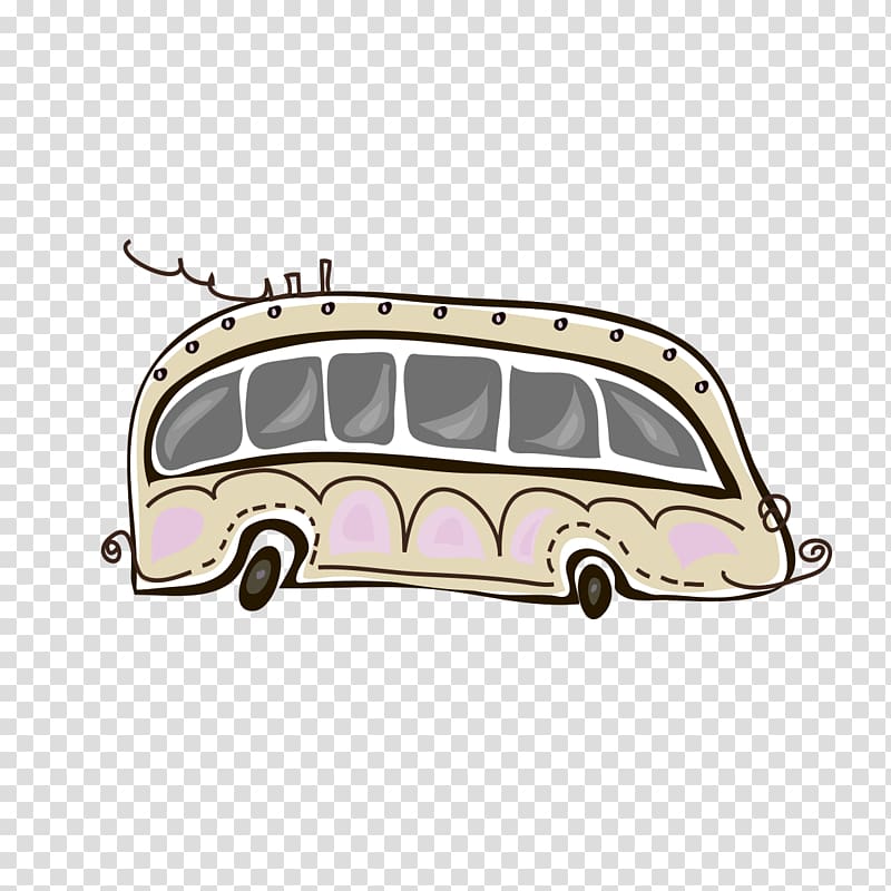 Double-decker bus Public transport Illustration, Cartoon bus transparent background PNG clipart