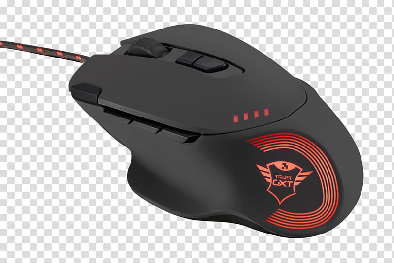 Computer mouse Xbox 360 Computer keyboard Trust 21186 Usb Optical 4000DPI Right-hand Black Mice, Computer Mouse transparent background PNG clipart