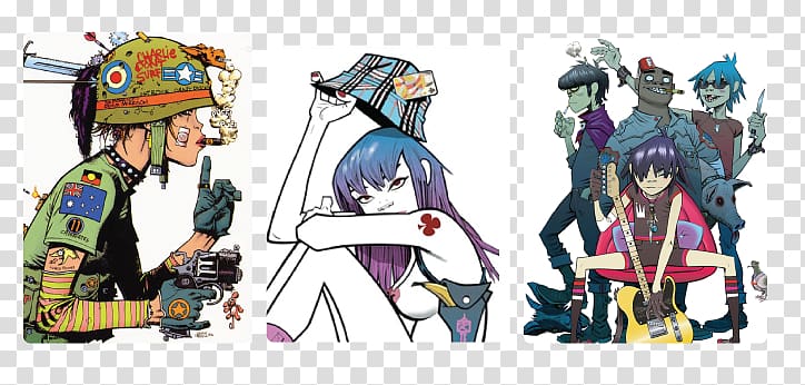 2-D Gorillaz iPhone 6 Noodle Murdoc Niccals, new born transparent background PNG clipart