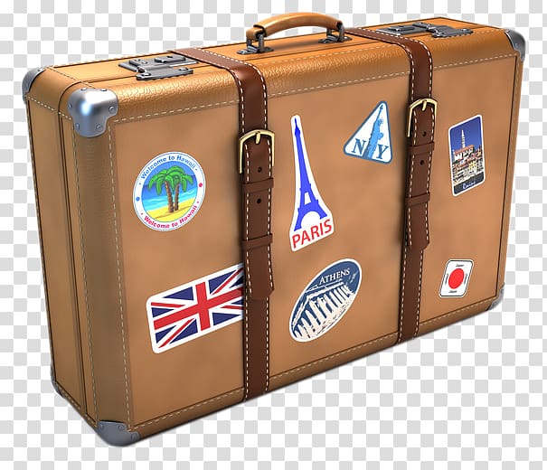Suitcase Baggage Travel Trunk, suitcase transparent background PNG clipart