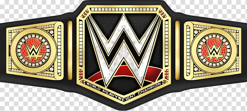 WWE title belt illustration, WWE Championship World Heavyweight Championship WWE United States Championship Championship belt, belt transparent background PNG clipart