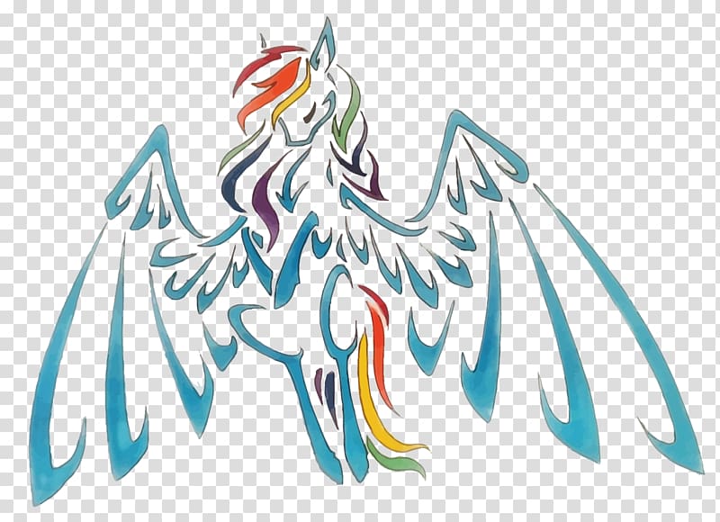 Rainbow Dash Pegasus, Pegasus transparent background PNG clipart