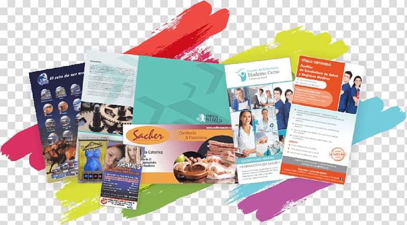 Flyer Pamphlet Advertising Printing Visiting card, brochure transparent background PNG clipart