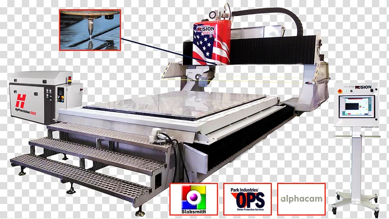 Machine tool Water jet cutter Plasma cutting Granite, water transparent background PNG clipart