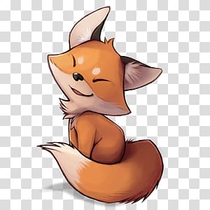 Fox transparent background PNG clipart