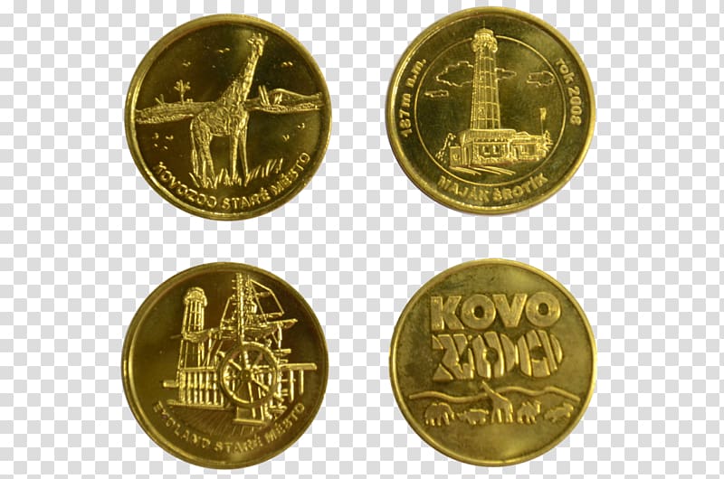 Coin Souvenir Turistická známka Brass Medal, Coin transparent background PNG clipart