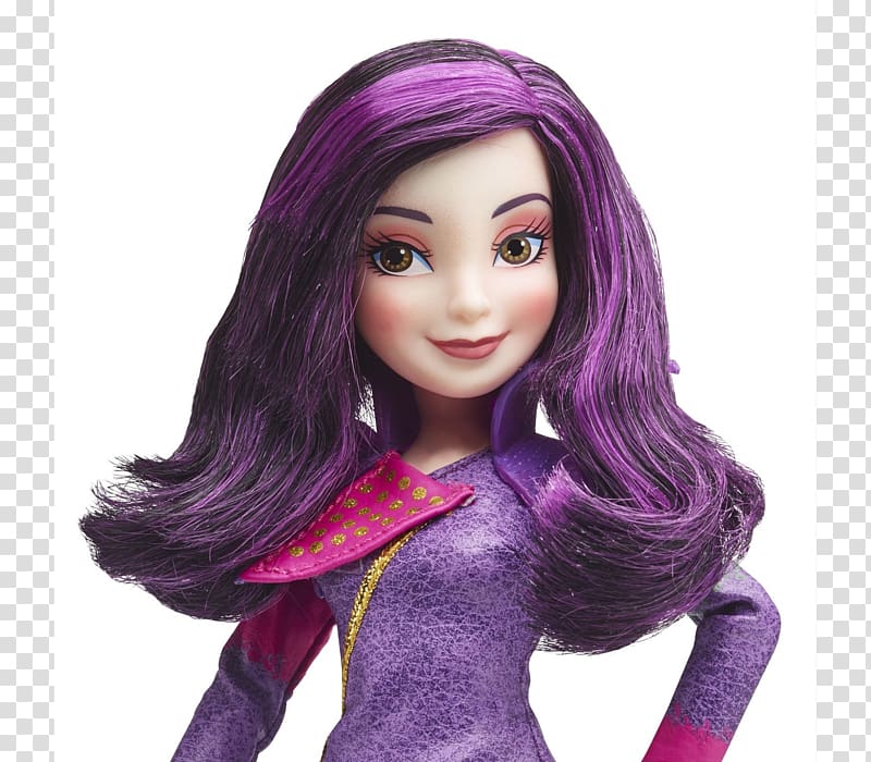 Disney Descendants Villain Signature Evie Isle of The Lost Mal Doll Toy, doll transparent background PNG clipart