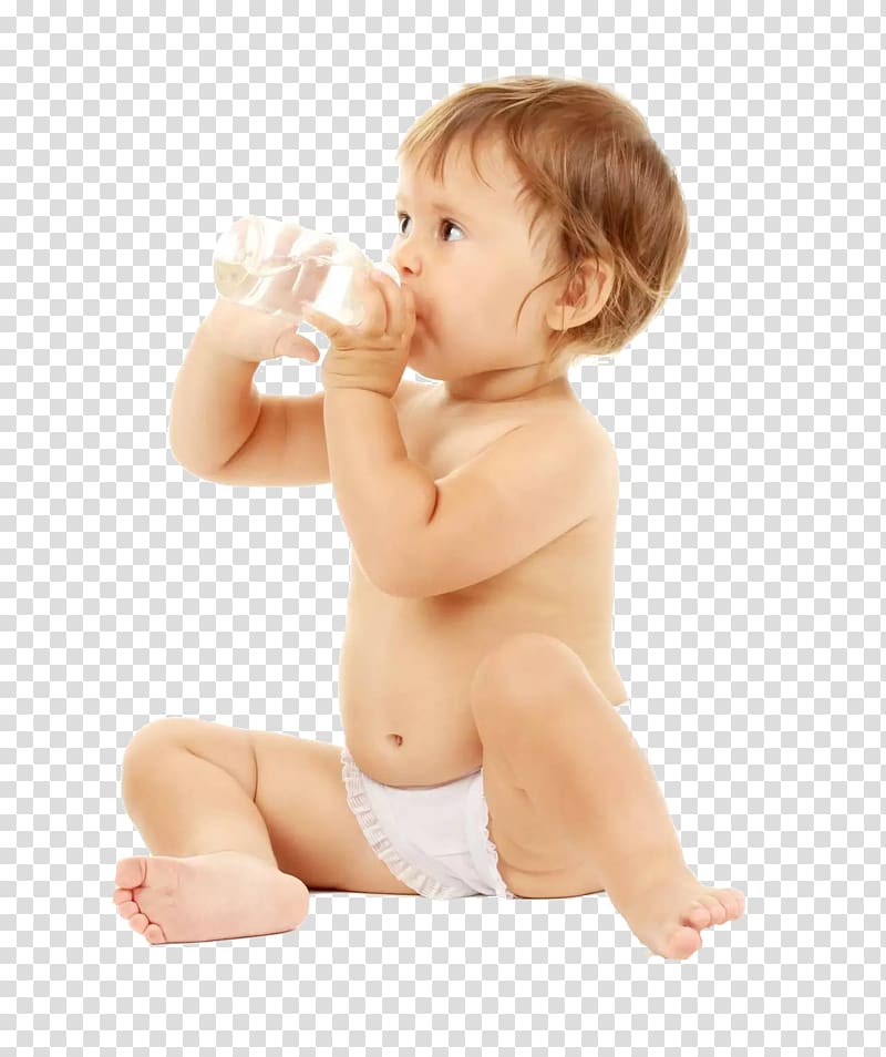 sitting and drinking baby transparent background PNG clipart