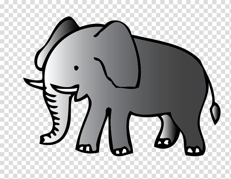 Asian elephant Cartoon , elephant motif transparent background PNG clipart