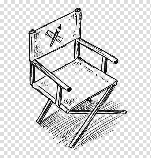 Chair Angle Sketch, Creative Director transparent background PNG clipart