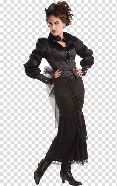 Halloween costume Steampunk fashion Clothing, victorian costumes transparent background PNG clipart