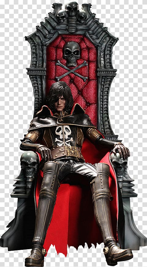 Phantom F. Harlock II Space Pirate Captain Harlock Action & Toy Figures Arcadia, throne transparent background PNG clipart
