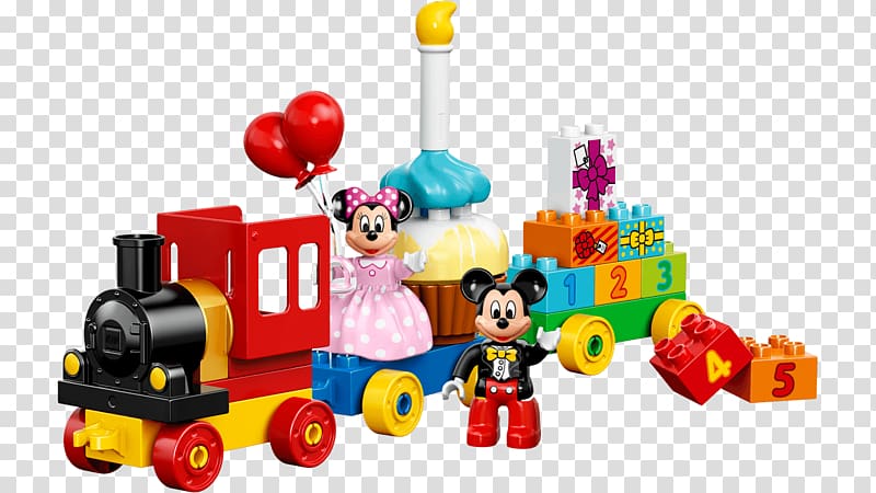Minnie Mouse Mickey Mouse LEGO 10597 DUPLO Mickey & Minnie Birthday Parade Lego Duplo Toy, minnie mouse transparent background PNG clipart