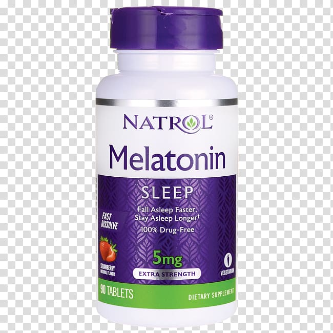 Dietary supplement Melatonin Natrol Sleep Tablet, DISSOLVE transparent background PNG clipart